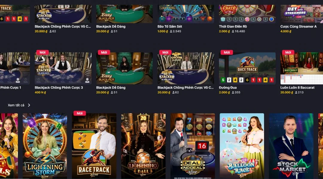 Vô Vàng Tựa Game Hấp Dẫn Để Game Thủ Tha Hồ Chiến Tại Live Casino Kubet