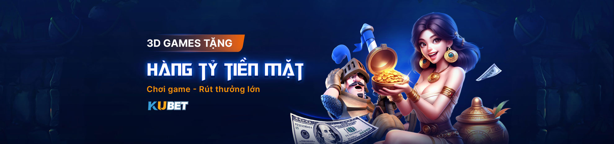 Thưởng tiền mặt hàng tỷ đồng tại Kubet