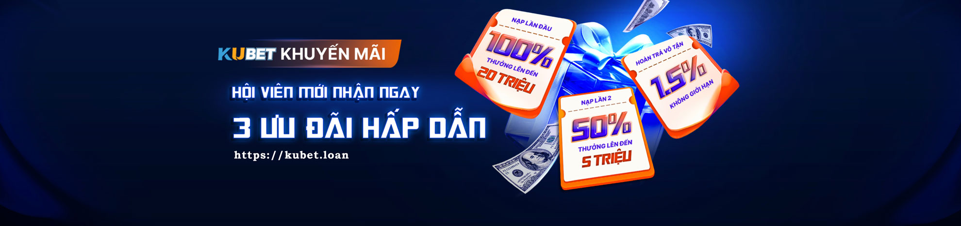Khuyến mãi Kubet tiền mặt